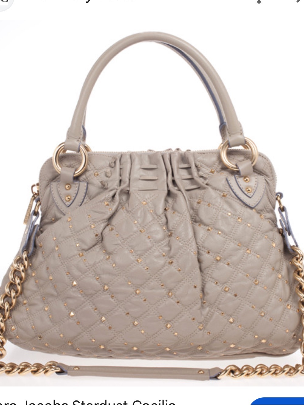 Vintage Marc Jacobs Stardust Studded Cecelia Satchel